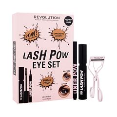 Řasenka Makeup Revolution London Lash Pow Eye Set 12,2 ml Super Black poškozená krabička Kazeta