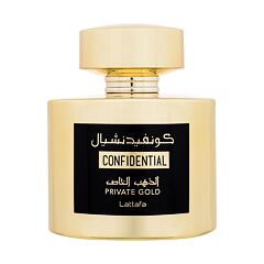 Parfémovaná voda Lattafa Confidential Private Gold 100 ml poškozená krabička