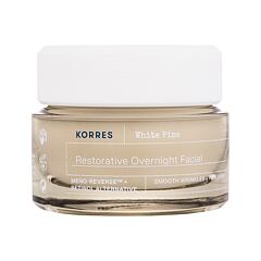 Noční pleťový krém Korres White Pine Restorative Overnight Facial Cream 40 ml poškozená krabička