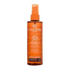 Opalovací přípravek na tělo Collistar Supertanning Moisturizing Dry Oil SPF30 200 ml poškozená krabička