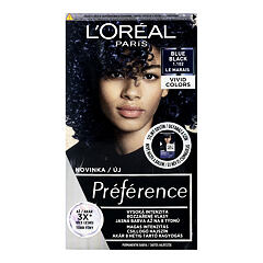 Barva na vlasy L'Oréal Paris Préférence Vivid Colors 60 ml 1.102 Blue Black