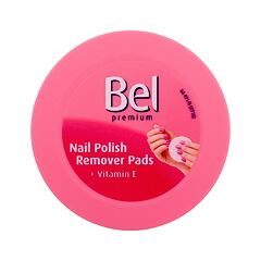 Odlakovač nehtů Bel Premium Nail Polish Remover Pads + Vitamin E 30 ks