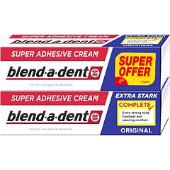 Fixační krém Blend-a-dent Extra Strong Original Super Adhesive Cream 2x47 g