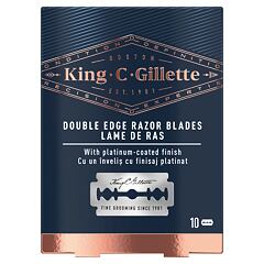 Náhradní břit Gillette King C. Double Edge Safety Razor Blades 10 ks