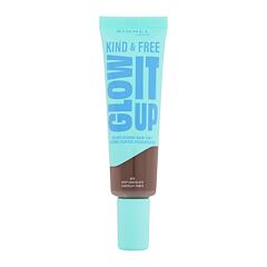 Make-up Rimmel London Kind & Free Glow It Up Moisturising Skin Tint 30 ml 605 Deep Chocolate