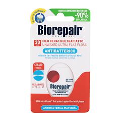 Zubní nit Biorepair Antibacterial Unwaxed Ultra Flat Floss 1 ks poškozená krabička