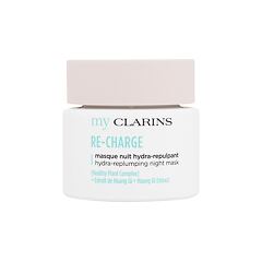 Pleťová maska Clarins Re-Charge Hydra-Replumping Night Mask 50 ml