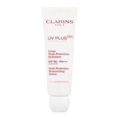 Opalovací přípravek na obličej Clarins UV Plus 5P Multi-Protection Moisturizing Screen SPF50 50 ml Rose