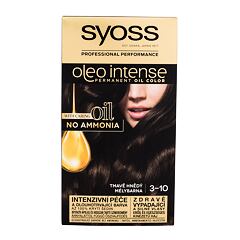 Barva na vlasy Syoss Oleo Intense Permanent Oil Color 50 ml 3-10 Deep Brown poškozená krabička