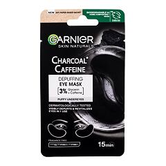 Maska na oči Garnier Skin Naturals Charcoal Caffeine Depuffing Eye Mask 5 g