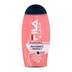 Sprchový gel Fila Sport Active Rehydrate & Protect 2in1 Shampoo + Shower Gel 250 ml