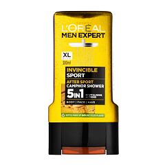 Sprchový gel L'Oréal Paris Men Expert Invincible Sport 5 in 1 300 ml