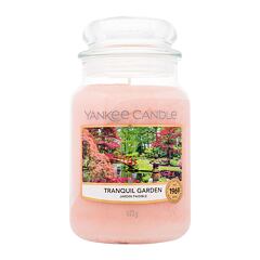 Vonná svíčka Yankee Candle Tranquil Garden 623 g vada zbarvení