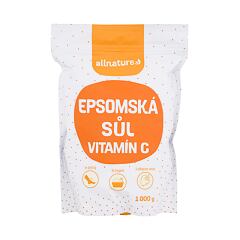 Koupelová sůl Allnature Epsom Salt Vitamin C 1000 g