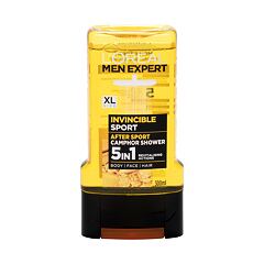 Sprchový gel L'Oréal Paris Men Expert Invincible Sport 5 in 1 300 ml poškozený flakon