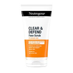 Peeling Neutrogena Clear & Defend Face Scrub 150 ml