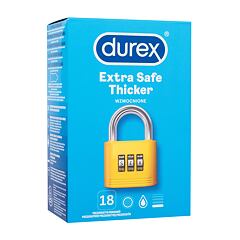 Kondomy Durex Extra Safe Thicker 18 ks poškozená krabička