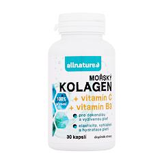 Doplněk stravy Allnature Mořský Kolagen + Vitamín C a B3 30 ks