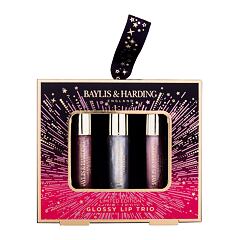 Lesk na rty Baylis & Harding Moonlight Fig Glossy Lip Trio 2,5 ml Kazeta