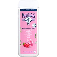 Sprchový krém Le Petit Marseillais Extra Gentle Shower Cream Organic Raspberry & Peony 400 ml