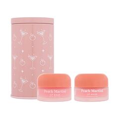 Balzám na rty Barry M Lip Mask & Balm Set Peach Martiny 14 g