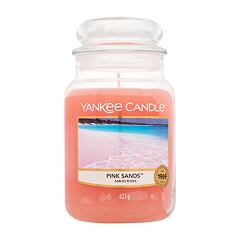 Vonná svíčka Yankee Candle Pink Sands 623 g vada zbarvení