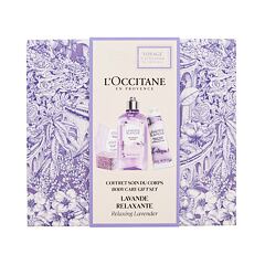 Sprchový gel L'Occitane Lavande Blanche Body Care Gift Set 250 ml Kazeta