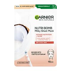 Pleťová maska Garnier Skin Naturals Nutri Bomb Coconut + Hyaluronic Acid 1 ks