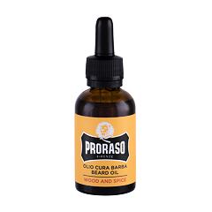 Olej na vousy PRORASO Wood & Spice  Beard Oil  30 ml poškozená krabička