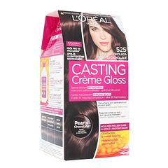 Barva na vlasy L'Oréal Paris Casting Creme Gloss 48 ml 525 Cherry Chocolate poškozená krabička