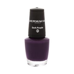 Lak na nehty Dermacol Nail Polish Mini Autumn Limited Edition 5 ml 01 Dark Purple