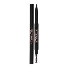 Tužka na obočí Makeup Revolution London Duo Brow Definer 0,25 g Dark Brown