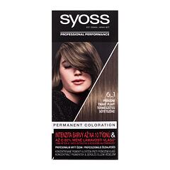 Barva na vlasy Syoss Permanent Coloration 50 ml 6-1 Natural Dark Blonde poškozená krabička