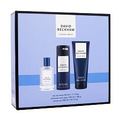 Toaletní voda David Beckham Classic Blue 50 ml poškozená krabička Kazeta