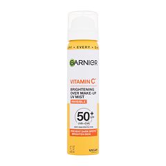 Opalovací přípravek na obličej Garnier Vitamin C Brightening Over Make-Up UV Mist SPF50+ 75 ml