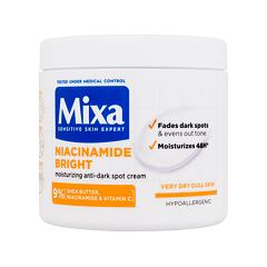 Tělový krém Mixa Niacinamide Bright Moisturizing Anti-Dark Spot Cream 400 ml