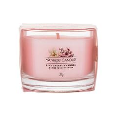 Vonná svíčka Yankee Candle Pink Cherry & Vanilla 37 g