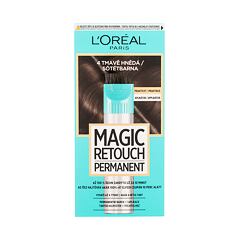 Barva na vlasy L'Oréal Paris Magic Retouch Permanent 18 ml 4 Dark Brown poškozená krabička