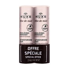 Balzám na rty NUXE Rêve de Miel Lip Moisturising Stick 2x4 g