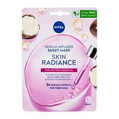 Pleťová maska Nivea Skin Radiance Serum Infused Sheet Mask 1 ks