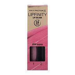 Rtěnka Max Factor Lipfinity 24HRS Lip Colour 4,2 g 010 Whisper poškozená krabička