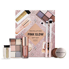 Oční stín Makeup Revolution London Pink Glow Gift Set 4,2 g Kazeta