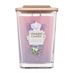 Vonná svíčka Yankee Candle Elevation Collection Sea Salt & Lavender 552 g vada zbarvení