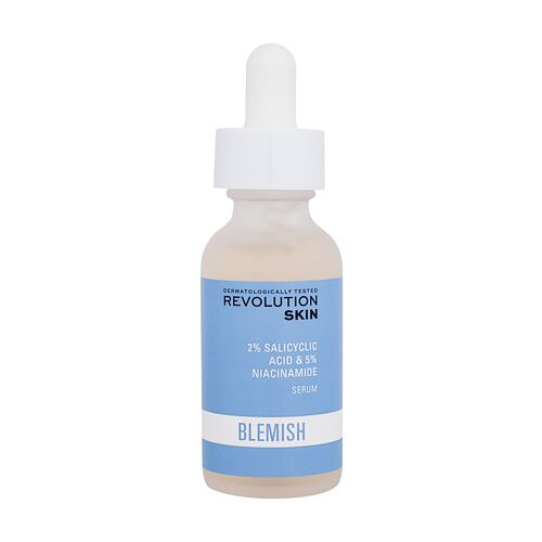 Pleťové sérum Revolution Skincare Blemish 2% Salicylic Acid & 5% Niacinamide Serum 30 ml