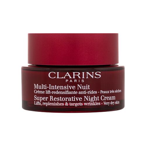 Noční pleťový krém Clarins Super Restorative Night Cream Very Dry Skin 50 ml