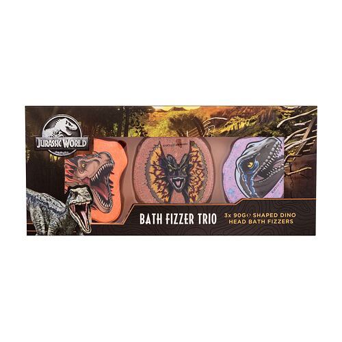 Bomba do koupele Universal Jurassic World Bath Fizzer Trio 90 g poškozená krabička Kazeta