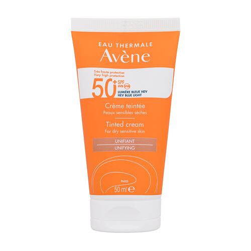 Opalovací přípravek na obličej Avene Sun Tinted Cream SPF50+ 50 ml