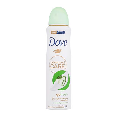 Antiperspirant Dove Advanced Care Go Fresh Cucumber & Green Tea 72h 150 ml