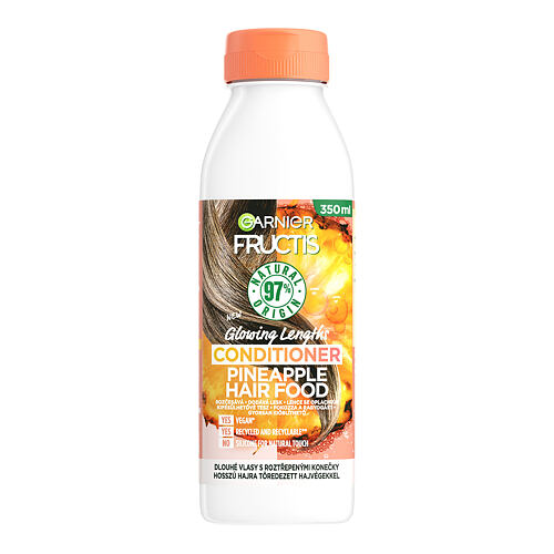 Kondicionér Garnier Fructis Hair Food Pineapple Glowing Lengths Conditioner 350 ml