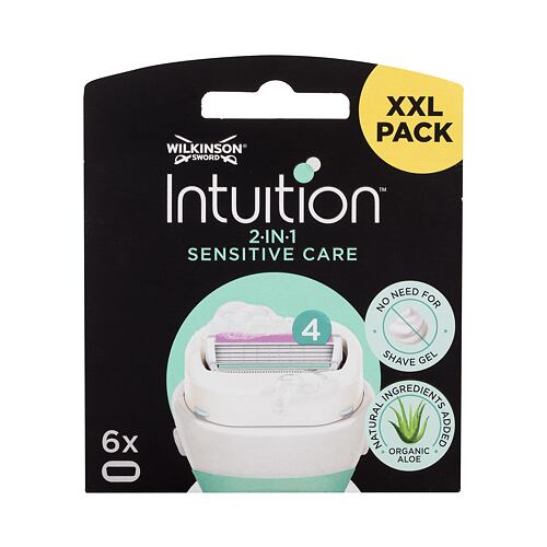 Náhradní břit Wilkinson Sword Intuition Sensitive Care 6 ks poškozená krabička